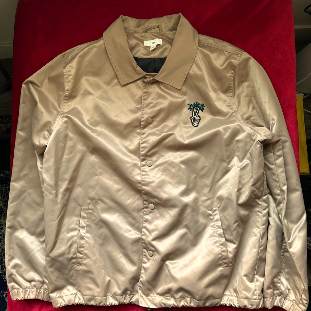 BP Gold Silk Coach Jacket